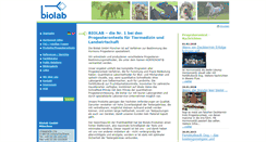 Desktop Screenshot of biolab-muenchen.de